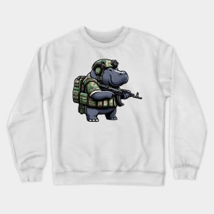 Tactical Hippo Crewneck Sweatshirt